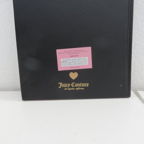(#121) Juicy Couture Hardcover Black "LOVE JUICY LOVE ART" Sketchbook - Picture 4 of 4